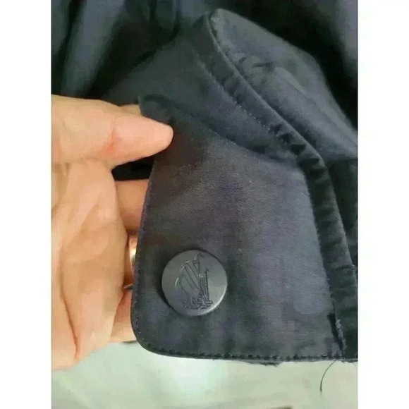 VINTAGE Nautica Jacket Mens Size Large Blue Full Zip Windbreaker Yachting 90s - Picture 6 of 9